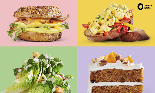 מאכלים עם תחליף ביצים של חברת הפודטק ZERO EGG